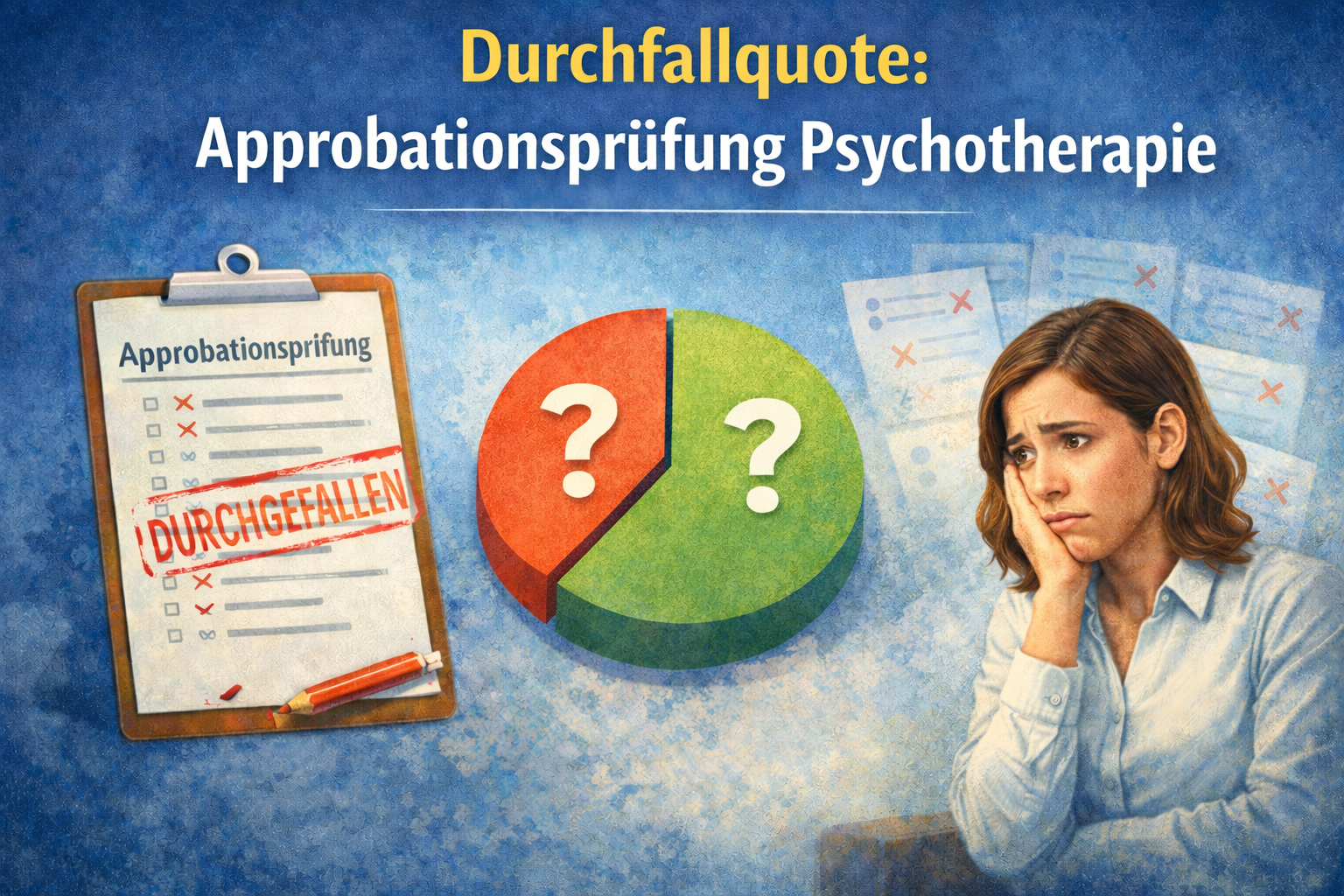 Durchfallquote Approbationsprüfung Psychotherapie